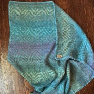 Handwoven baby blanket